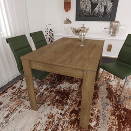 Hanah Home Mesa de Comedor Single 120 - Roble